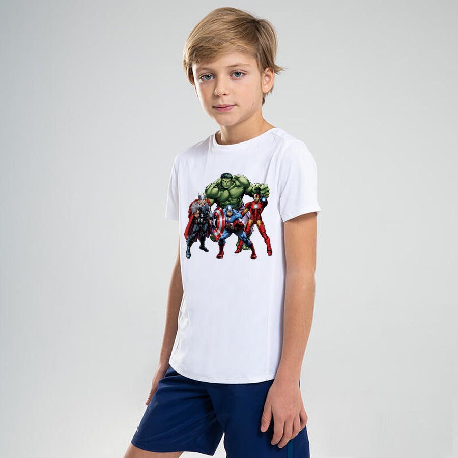 חולצת טי מעוצבת ילדים / מבוגרים - גיבורי על