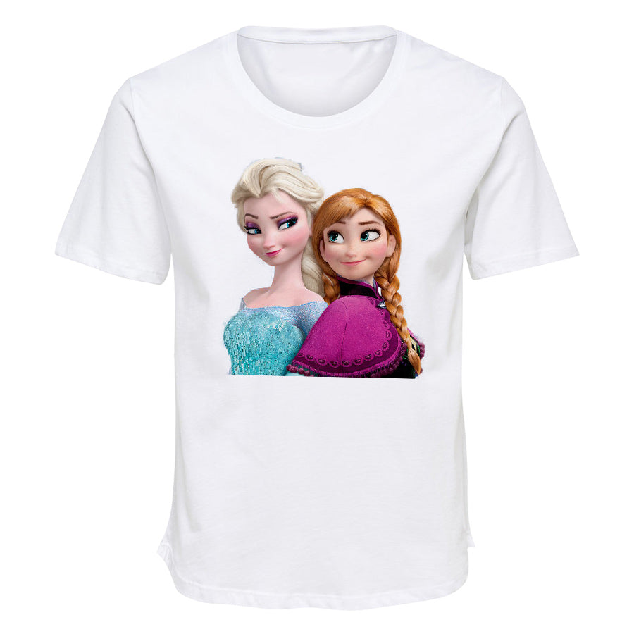 חולצות טי מעוצבת ילדים / מבוגרים - פרוזן- אנה ואלזה