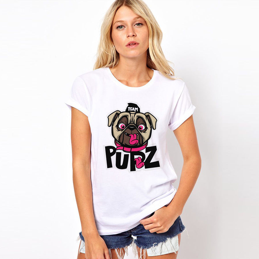 חולצת טי מעוצבת ילדים / מבוגרים - כלב פאגי