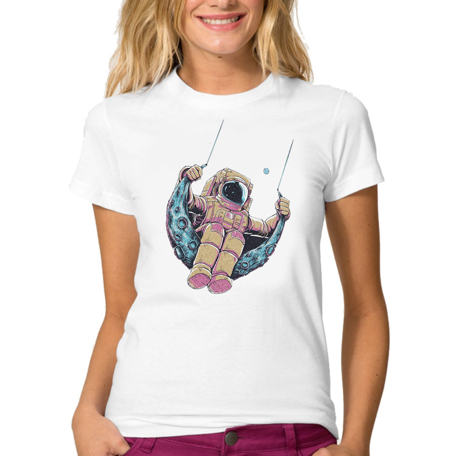 חולצת טי מעוצבת ילדים / מבוגרים - דגם 2 אסטרונאוט