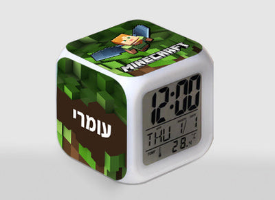 שעון מעורר חכם מעוצב עם שם אישי