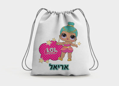 תיק שרוך מעוצב + שם אישי